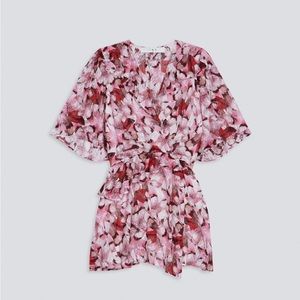 Carlina Ruffled Dress In Mixed Pink— I R O